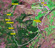 Ortofoto de la ruta